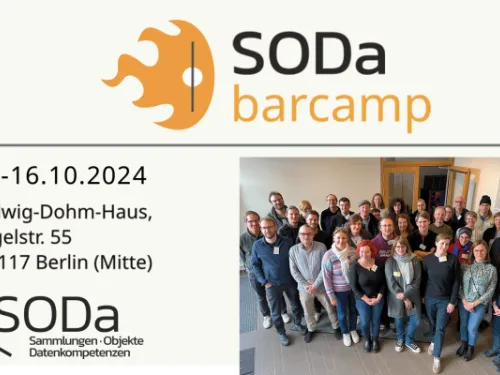 SODa Barcamp 2024 Teilnehmende und Social Media Post