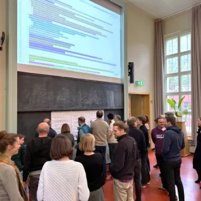 Geordnetes Chaos beim Voting der Sessions. Foto: Johannes Schäffer, CC-BY SA 4.0