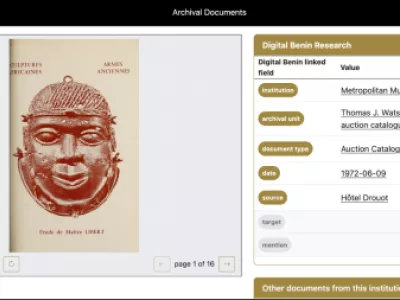 Screenshot der Website digitalbenin.org