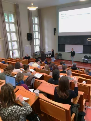 Blick in den Hörsaal. Foto: Sarah Elena Link, CC-BY SA 4.0.